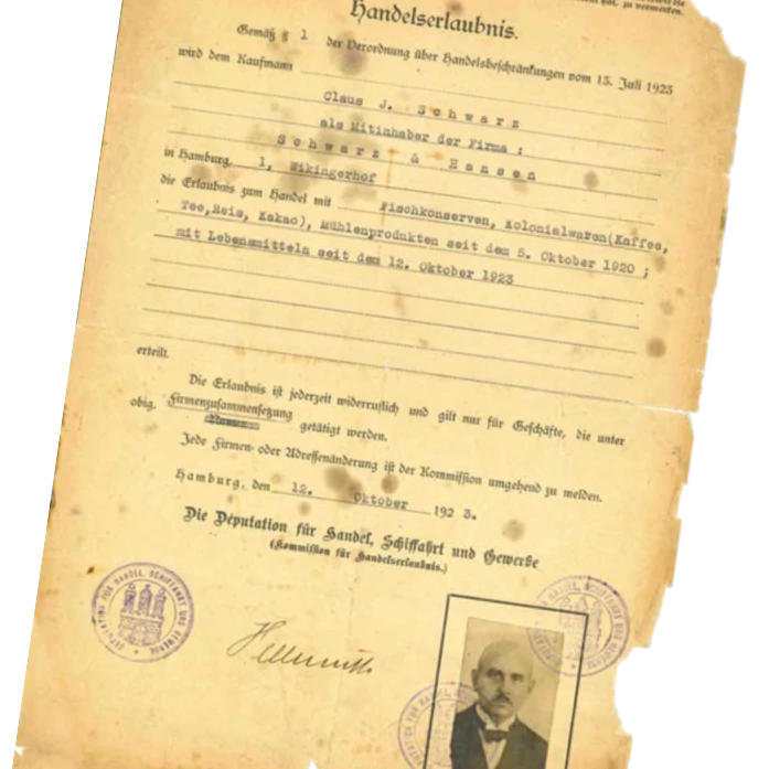 Handelserlaubnis 1923 Handelserlaubnis